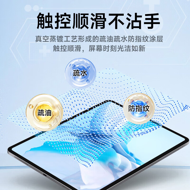 0度官方旗舰店品牌直营2025款苹果iPad pro钢化膜平板保护膜护眼膜AR增透磨砂防眩光防指纹抗蓝光 iPad Air 25/24款】11英寸 稀土医用护眼AG防眩+AR增透+AF抗指纹