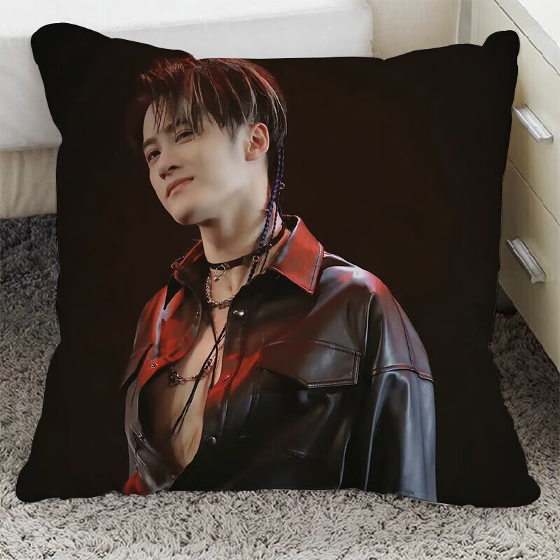 CLCEY檀健次周边抱枕饭制靠垫宿舍卧室床头靠枕闺蜜同学生日礼物 MJG01 40x40厘米(不加枕芯) MJG01