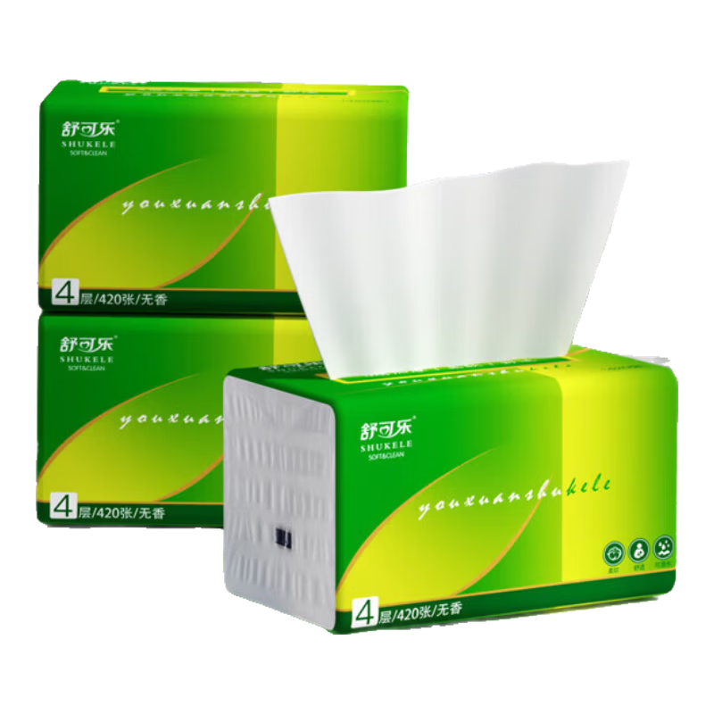 整箱10080张24大包加厚抽纸纸巾餐巾纸擦手纸妇婴可用卫生纸厕纸 5层 420张*3包