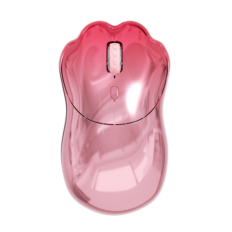 SayRose元气喵爪无线鼠标笔记本电竞电脑办公女生充电款蓝牙鼠标 金粉琉璃