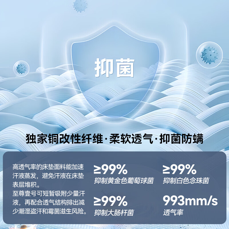 床垫乳胶床垫家用双人护脊黄麻独袋弹簧床垫海马十大品牌 30超软深睡（至尊壹号三防面料+加厚乳胶+独立弹簧） 1.8x2米