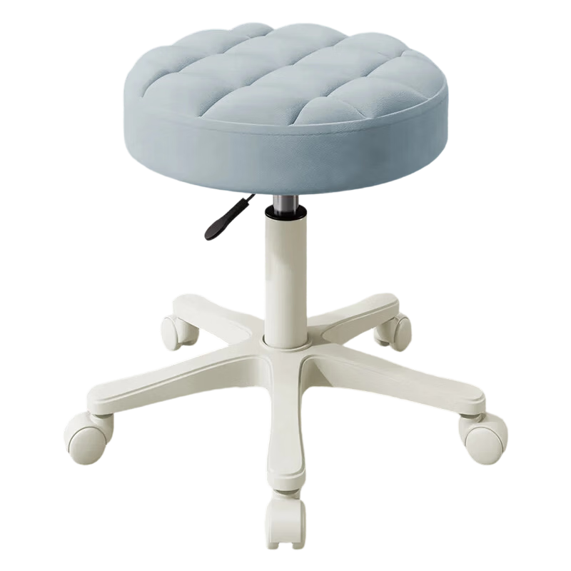 星恺吧台椅家用可升降转椅旋转美容院凳子前台收银滑轮凳圆凳BY651 【灰色】加厚双层海绵坐垫