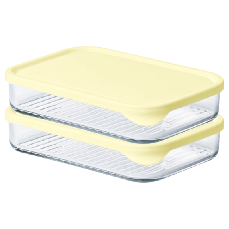 GLASSLOCK���ڲ������ʺг�������ʳƷ�������ɺ������䶳����� �Ƹ�1050ml*2