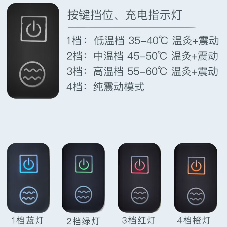 麦思康石光温灸·腰脊盾K1麦饭石温灸护腰垫按摩仪加热敷远红外线理疗仪按摩车载靠垫年会礼品礼物奖品 浅灰色