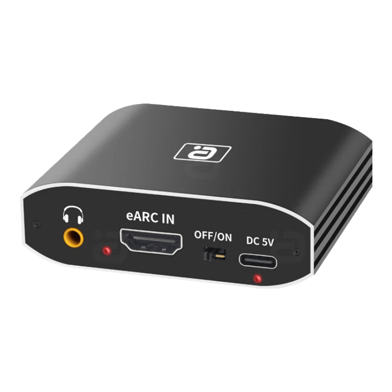 阿音HDMI eARC音頻分離轉(zhuǎn)換器7.1聲道5.1光纖同軸3.5mm輸出192K解碼電視接音響功放 黑色HD371 官方標(biāo)配
