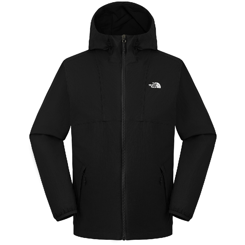 The North Face北面防晒衣男户外防泼水皮肤衣8EZY 灰色/A0M L