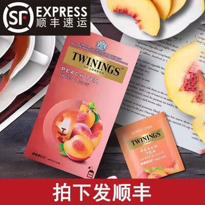 川寧蜜桃果香紅茶紅茶花果茶英國原裝進(jìn)口水果茶包 1095g