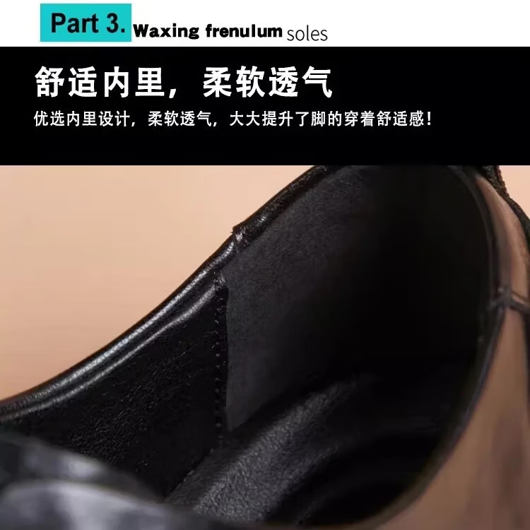 Walker Shop高档皮鞋男款2026新款厚底增高商务正装潮流男鞋防滑百搭结婚婚鞋 黑色内增高【品牌男鞋 礼盒包装】 40