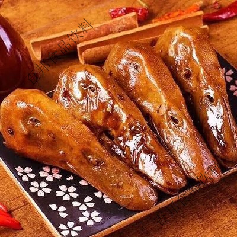 绝味下饭菜鸭头真空开袋即食麻辣下酒菜熟食卤味鸭货零食卤鸭休闲 3大包黑鸭味鸭头(每包300克)
