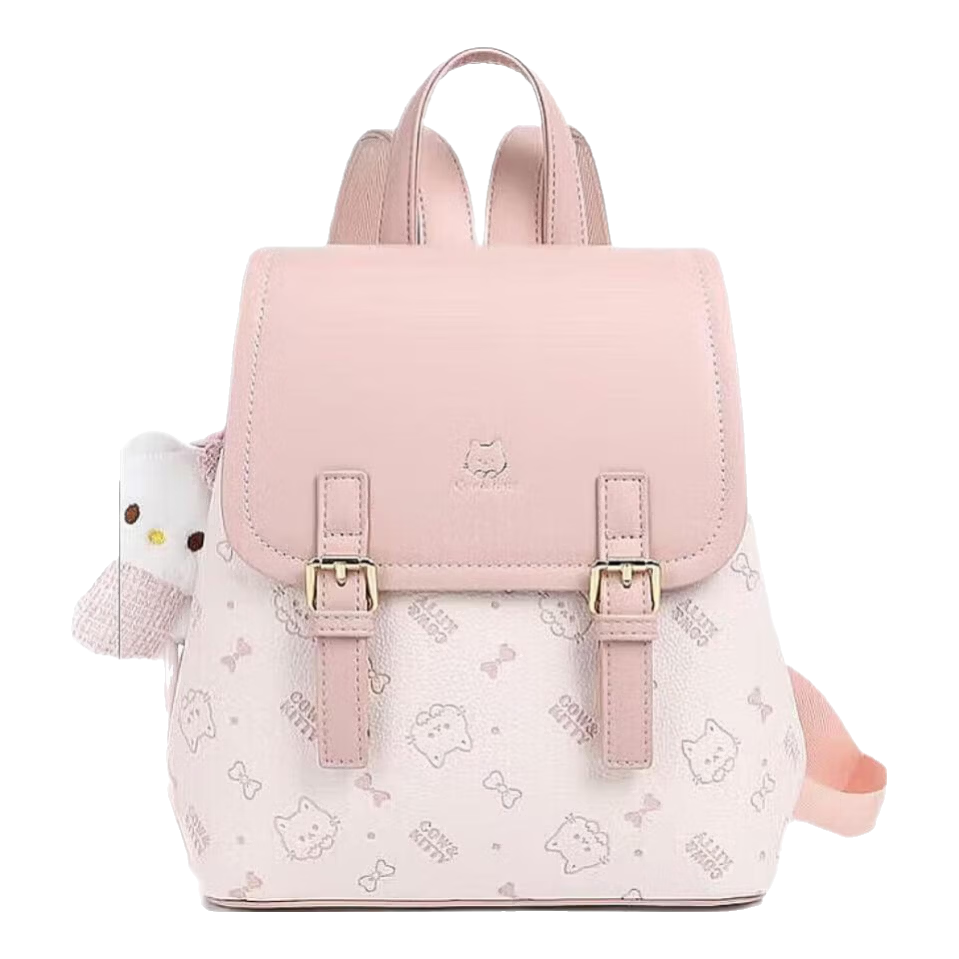 ���ڲ�����COW&KITTY��ƷKTèŮ��2026���¿�ѧ��˫�����������Ů�����α����������� ��ɫ���Ҽ��������� ��25cm��12cm��25cm 94Ԫ