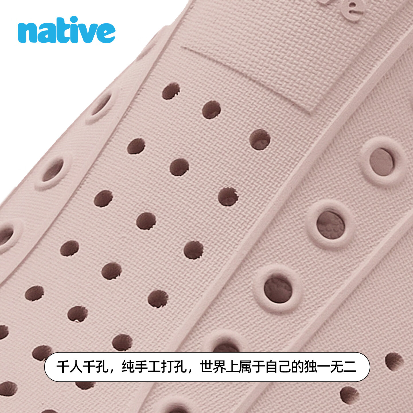 Native亲子洞洞鞋男女夏季新款bloom户外运动凉鞋防滑休闲沙滩鞋溯溪鞋 海藻绿 35
