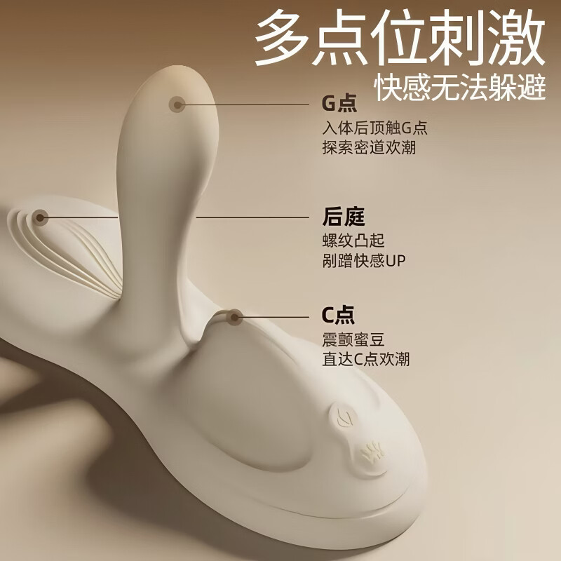 ZALO坐垫女上位玩具按摩震动棒骑乘骑马炮机椅远程木马情趣用品FLORA 【Flora女上位】象牙白+固定垫+润滑液100ML