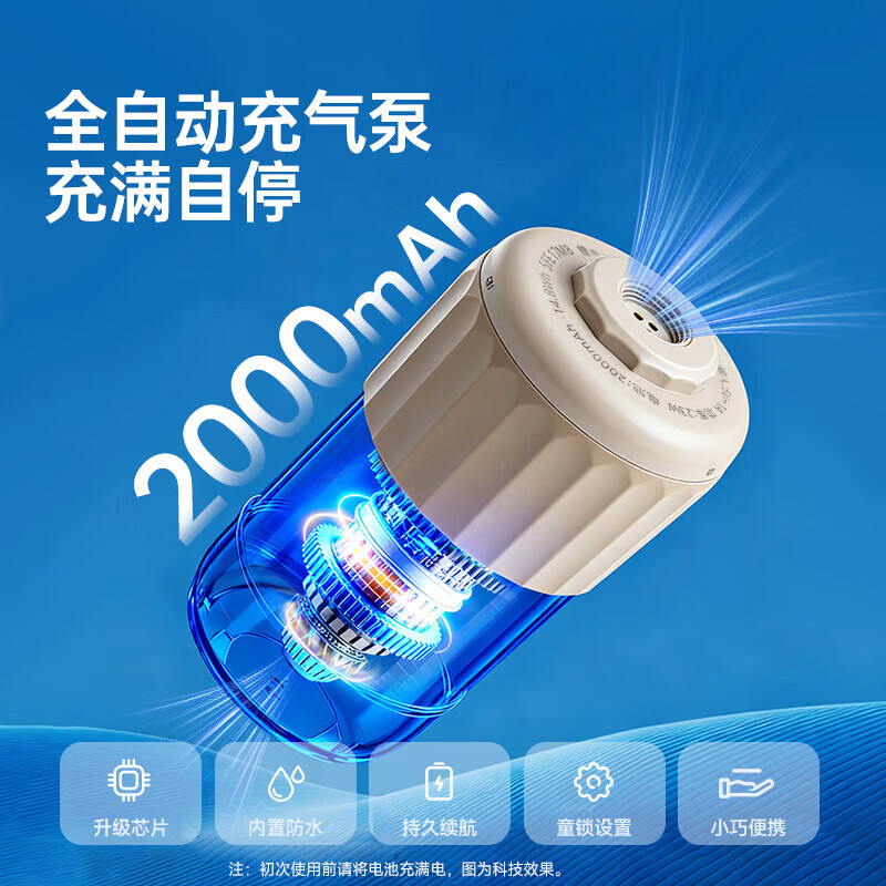 荒野拾光自动充气帐篷户外露营便携式折叠野营过夜加厚防暴雨装备全套新款 【全自动充/放气(Pro款)充气床+桌椅套装】可坐可躺卧