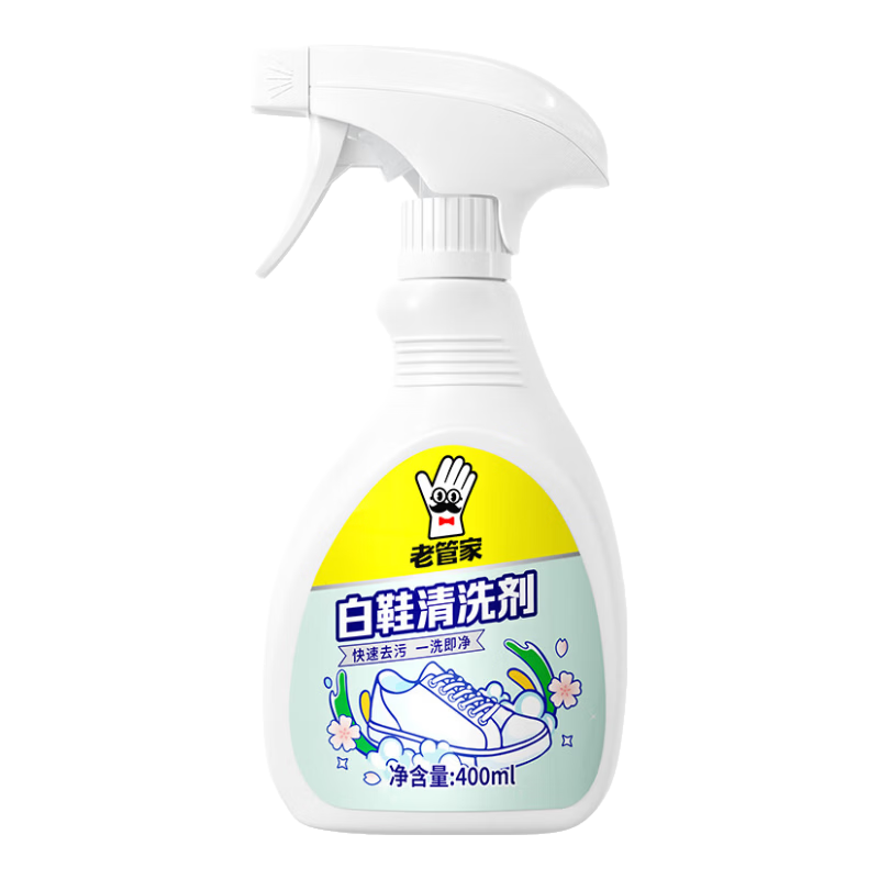 �ϹܼҰ�Ь���� ��Ьר���羻��ϴˢЬϴЬ����ȥ������ȥ�Ƽ�400ml 1ƿ+��ë��ˢ�ӡ� 16.9Ԫ