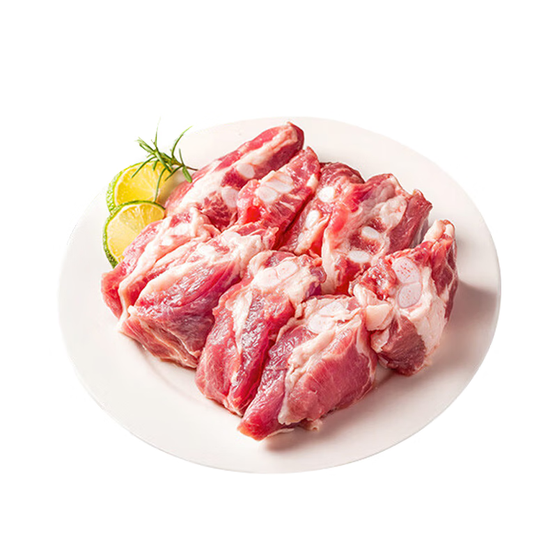 邻荣冷冻新鲜胸骨批发纯土猪排骨软骨脆骨排骨边软边食材煲汤包邮年货 4斤猪胸软骨
