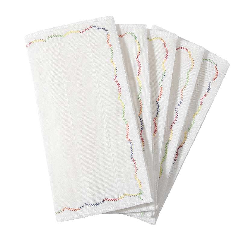 美丽雅洗碗布30*30cm*5片彩虹洗碗巾疏油抹布厨房专用神器不易沾油