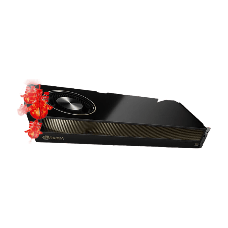 英伟达(NVIDIA)RTX A4000/A5000/A6000 48GB 涡轮服务器数据计算AI图形专业显卡 RTX A6000 48GB