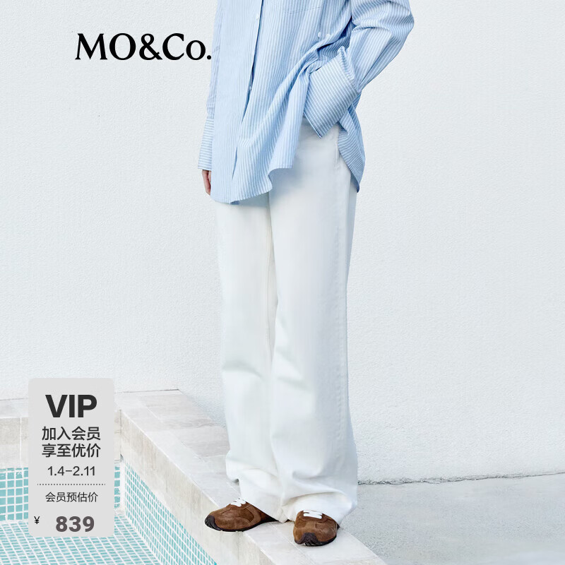 MO&Co.��C+ϵ�С�ţ�п㴺��ϴ���ʸ�������ֱͲMBE1JENK07 ţ�а�ɫ S 26