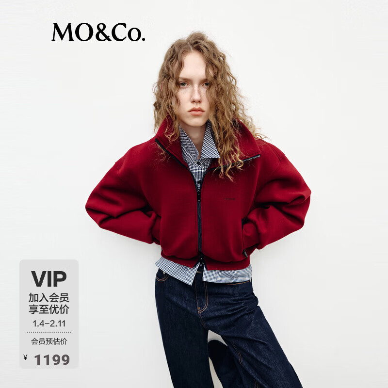MO&Co.�п�����2026����Ʒ�����޶̿���췭��˫���������˶�MBF1JKTT11 ��¶��ɫ S /160 1304Ԫ