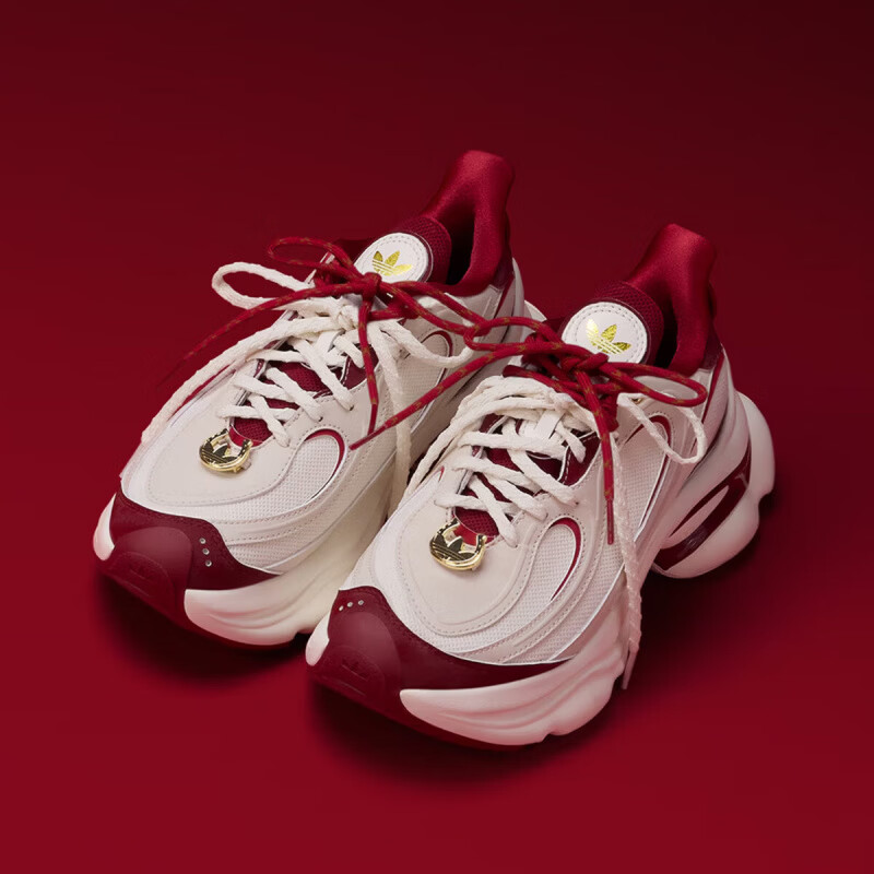 阿迪达斯（adidas）【滔搏运动】三叶草浮蝶鞋中性OZVENUZ W复古厚底运动鞋KI2801 KI2801 36.5