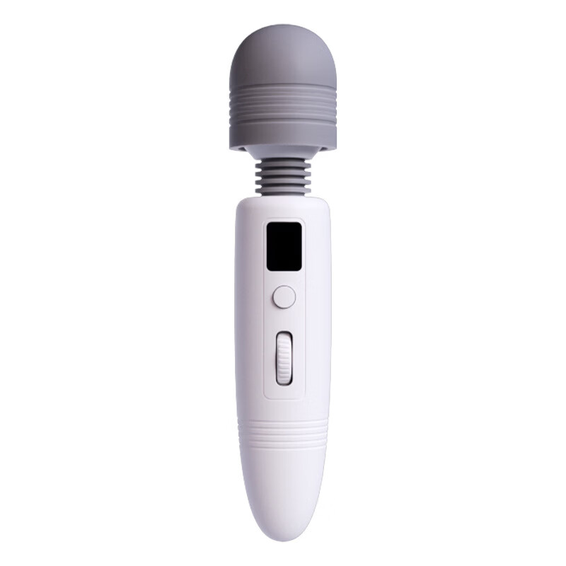 速玛av棒女性自慰器大头女用电动震动棒情趣性玩具成人用品 速玛av棒-灰白色加温版+礼包