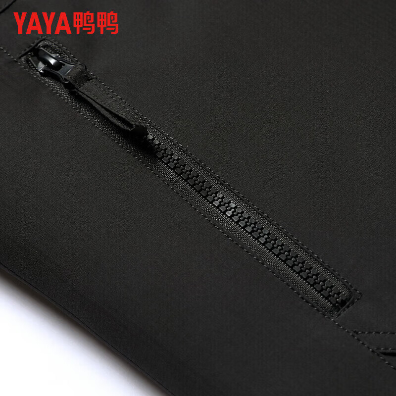 鸭鸭（YAYA）羽绒服男短款连帽宽松厚款保暖中青年2025冬季新年户外工装外套 卡其 2XL 185(建议155-170斤)