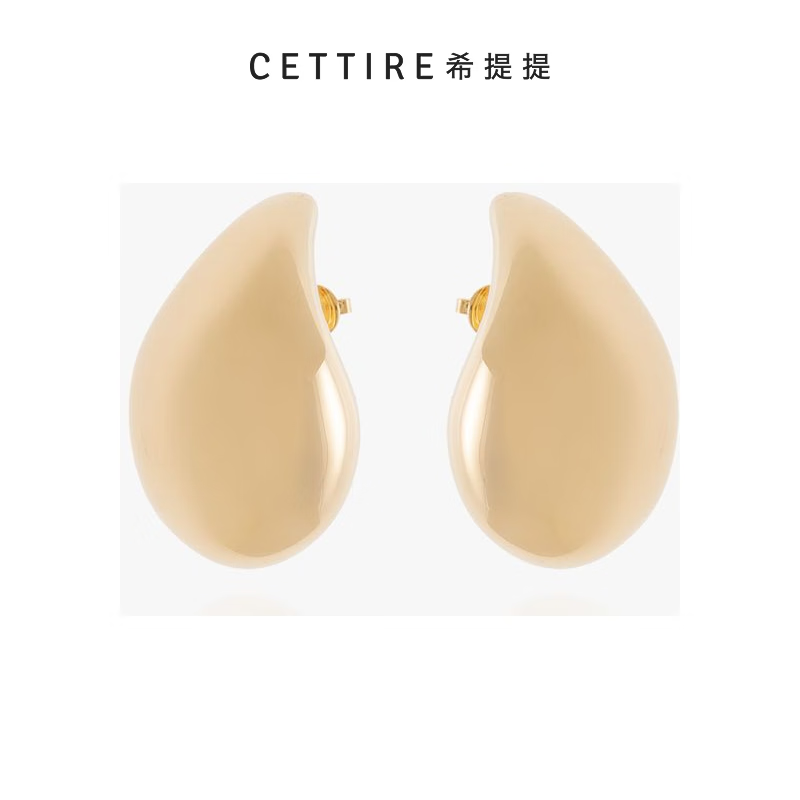 BOTTEGA VENETA耳墜 金色 均碼