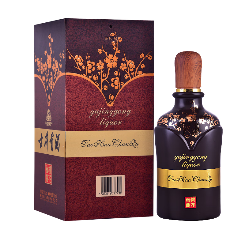 古井贡·桃花春曲 浓香型白酒  50度 500mL 1瓶