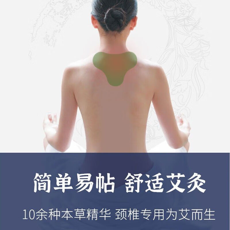 中葆堂艾草颈椎贴艾草贴温热敷贴艾灸贴三伏贴贴艾灸关节贴12贴/盒 【5盒】艾草颈椎12贴/盒