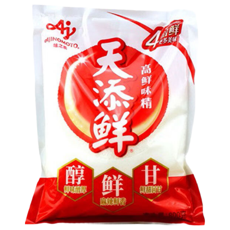 味之素天添鮮增鮮味精調(diào)味料800克復(fù)合鮮味精4倍鮮天天鮮味精單袋 天添鮮單包