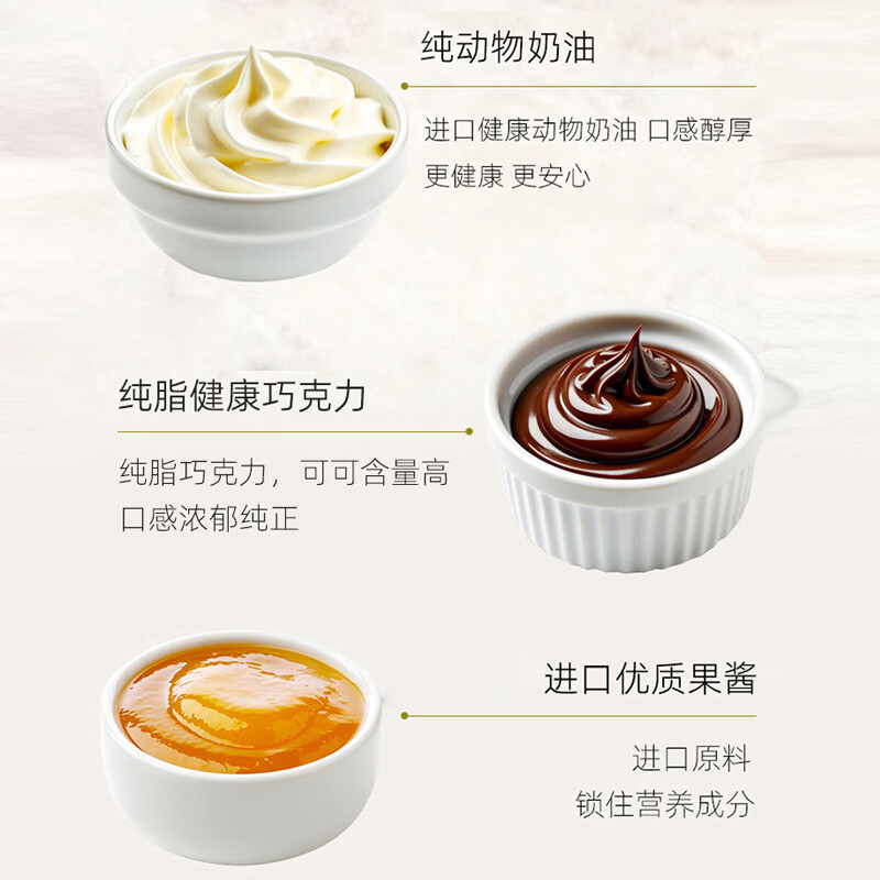 慕小仙熊仔宝贝蛋糕4寸慕斯动物奶油生日蛋糕礼盒甜品甜点礼物 【2盒】小白熊蛋糕100g