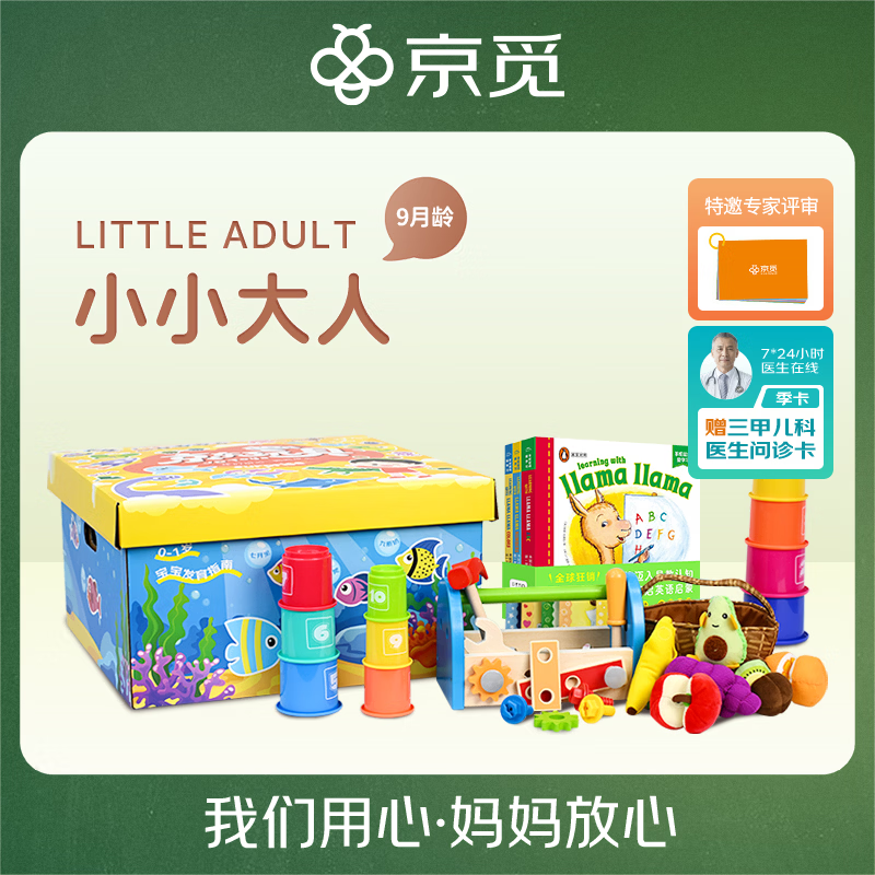 早教盒子 9月龄儿童早教益智婴幼儿玩具 男孩女孩生日礼物HAPE