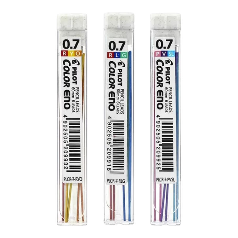 百樂 日本進(jìn)口熱門商品PILOT coloreno可擦彩色自動鉛筆 0.7學(xué)生活動鉛筆 手繪漫畫彩鉛 混色鉛芯3管裝