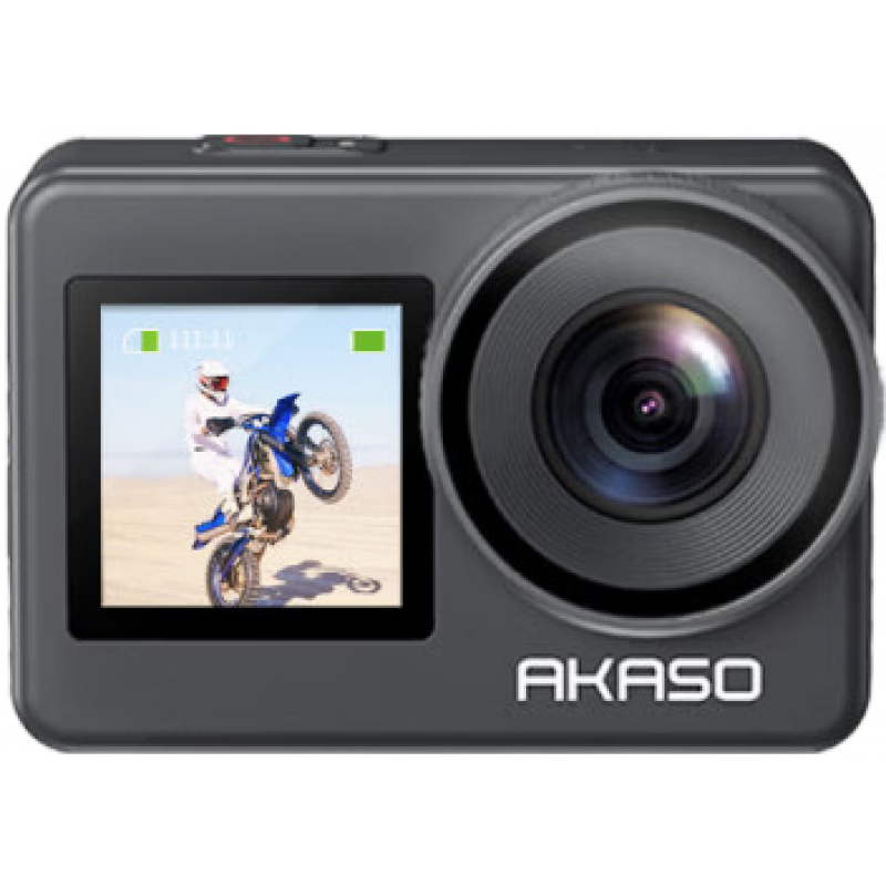 AKASO運(yùn)動(dòng)相機(jī)4K高清防抖攝像機(jī)裸機(jī)防水騎行摩托車記錄儀新款 Brave7標(biāo)配 標(biāo)配
