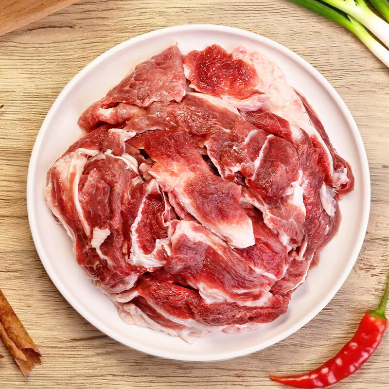 犊享 国产黄牛筋头巴脑1kg 牛肉牛筋炖煮红烧Q弹 生鲜