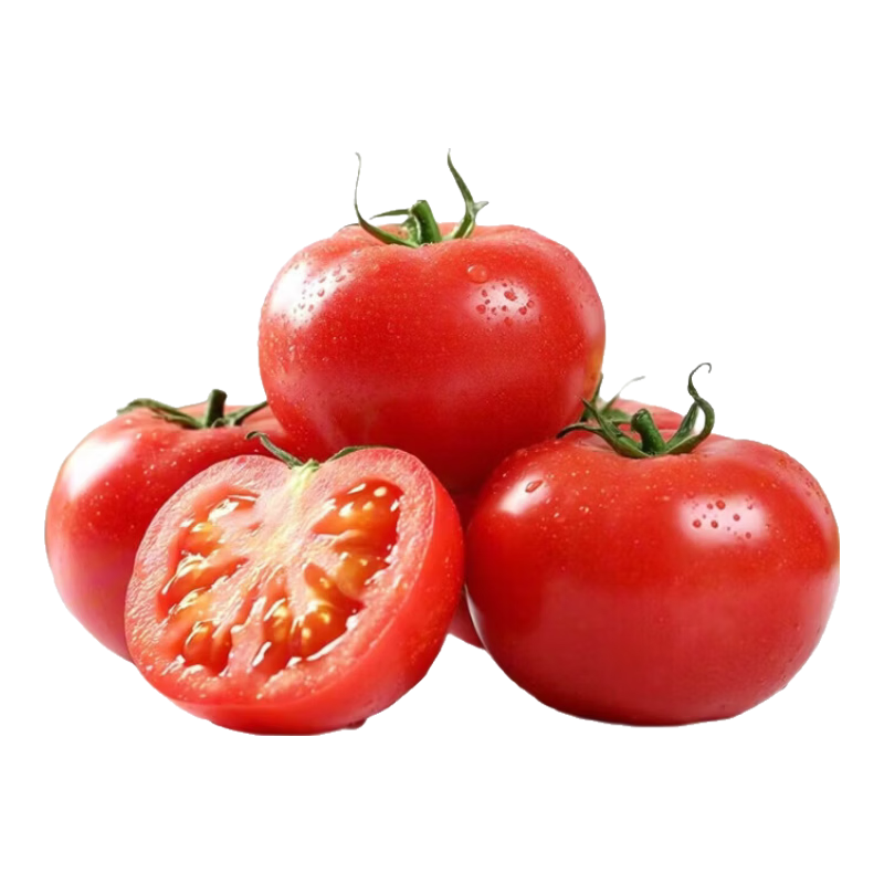 新鲜沙瓤西红柿自然成熟现摘现发番茄下蔬菜生鲜减肥单果80g+ 新鲜西红柿 2斤 带箱