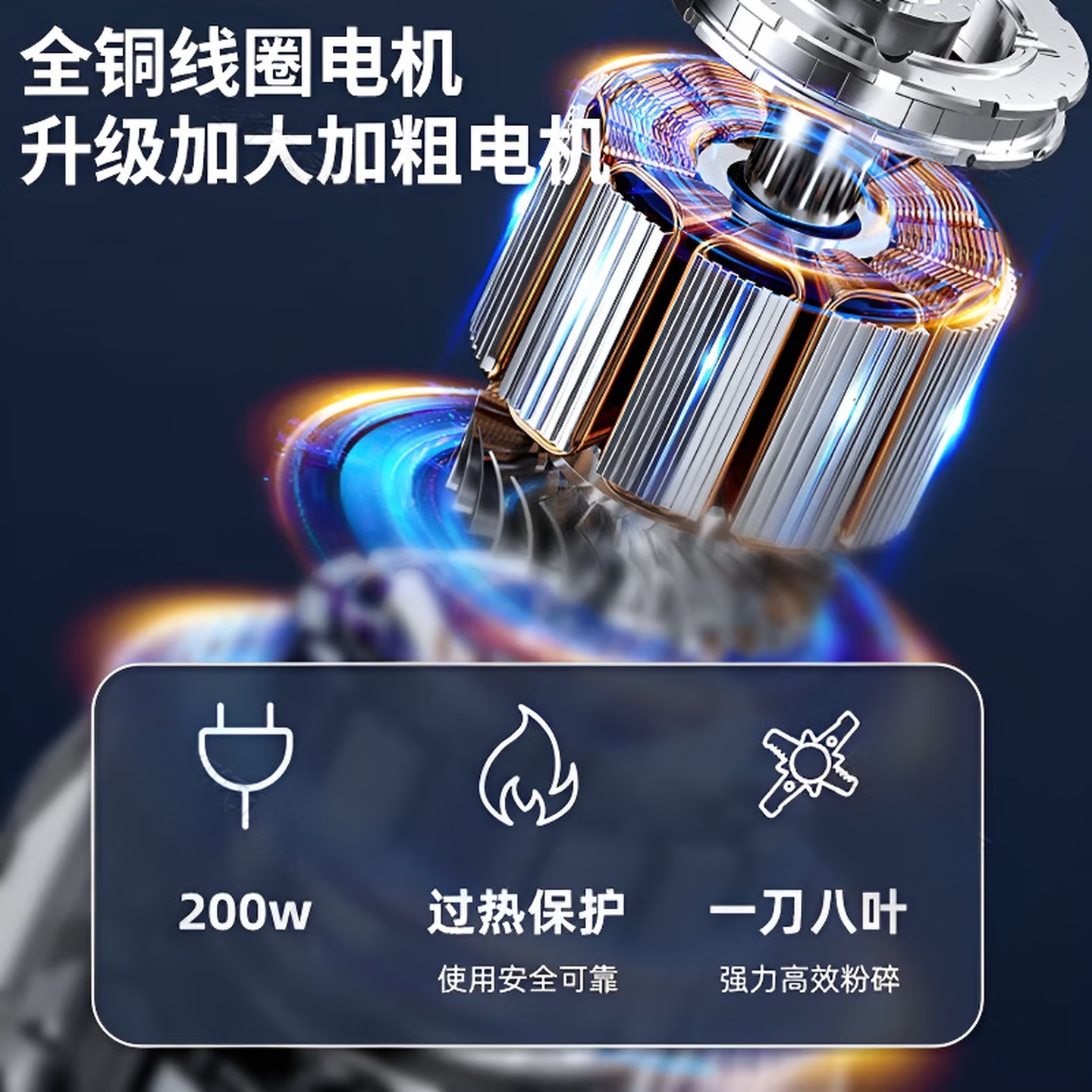 Lovefamily德国磨粉机研磨小型打粉磨面家用粉碎机中药五谷杂粮咖啡坚果超细 【豪华款】白色-铜机芯-精钢刀头（送5套）