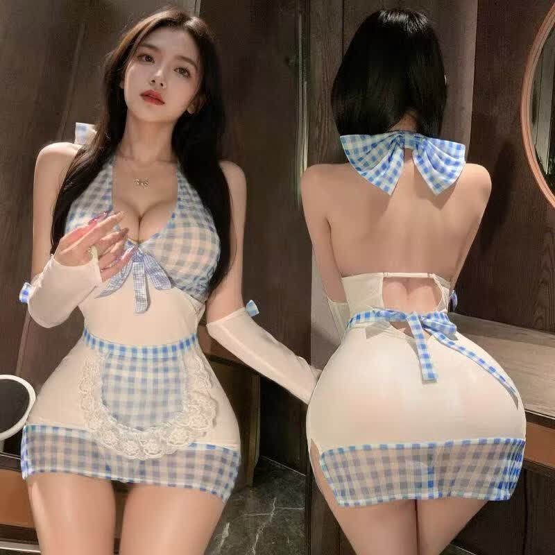 惹火猫（cupidcat）性感情趣内衣纯欲风小清新女仆制服诱惑角色扮演R1841