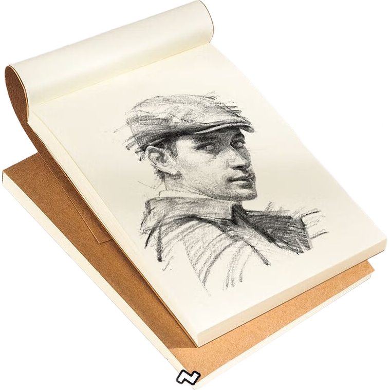 a6便签本小号草稿本小本子便携随身便签纸可撕奶砖草稿本初高中大学小学生草稿纸牛皮空白笔记本 黑牛卡草稿本(100张200页） 1本