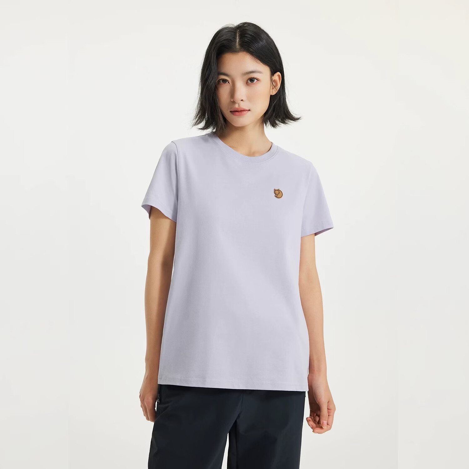 FJALLRAVEN北极狐春夏女士户外纯色运动轻量徒步上衣短袖T恤012512096 452紫灰薰衣草（26年新色） M 【AM-165/88A】