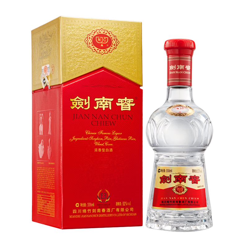 Jiannanchun/���ϴ� ˮ���� 52�� Ũ���� 1ƿ 558ml 428.27Ԫ