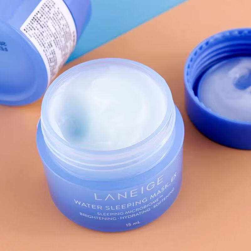 兰芝 免洗睡眠修护面膜 15ml/瓶 夜间免洗舒缓保湿涂抹补水 兰芝睡眠面膜免洗正品15ml*5