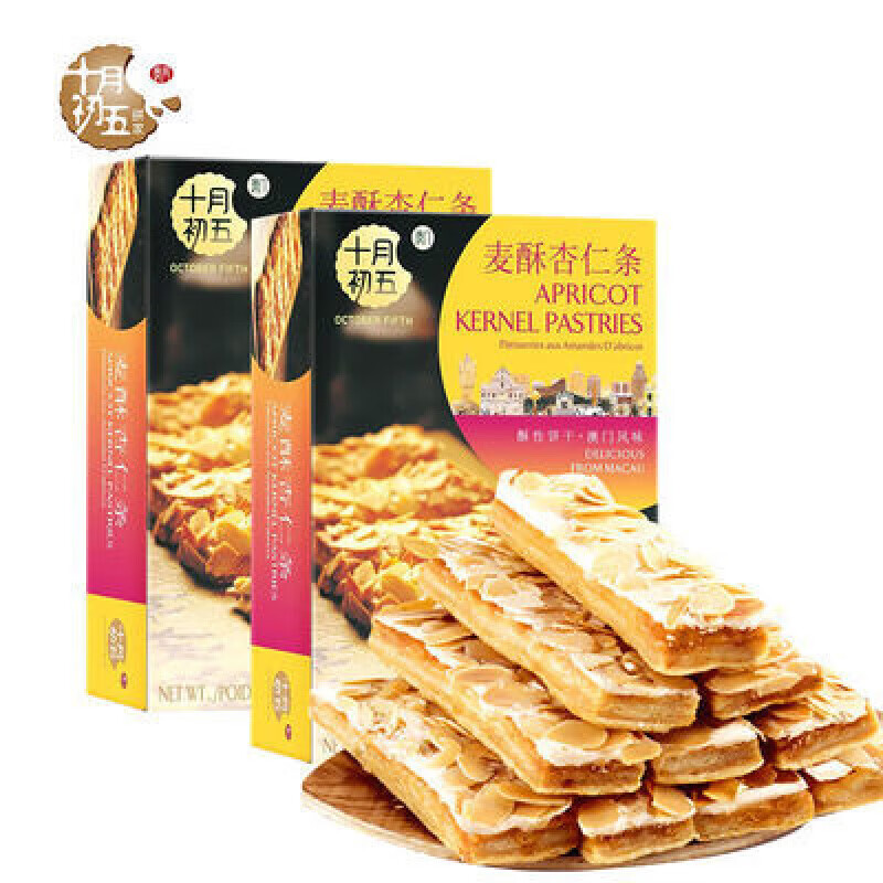 十月初五餅家（OCTOBER FIFTH BAKERY）十月初五饼家麦酥杏仁条200g 400g