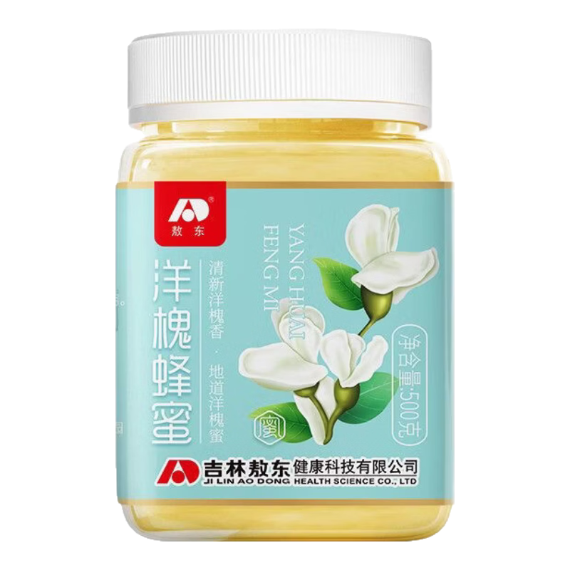 敖東正宗洋槐蜂蜜瓶裝500g原蜜拒絕添加無糖替代早餐果醬土蜂蜜 500g 1mg*1罐