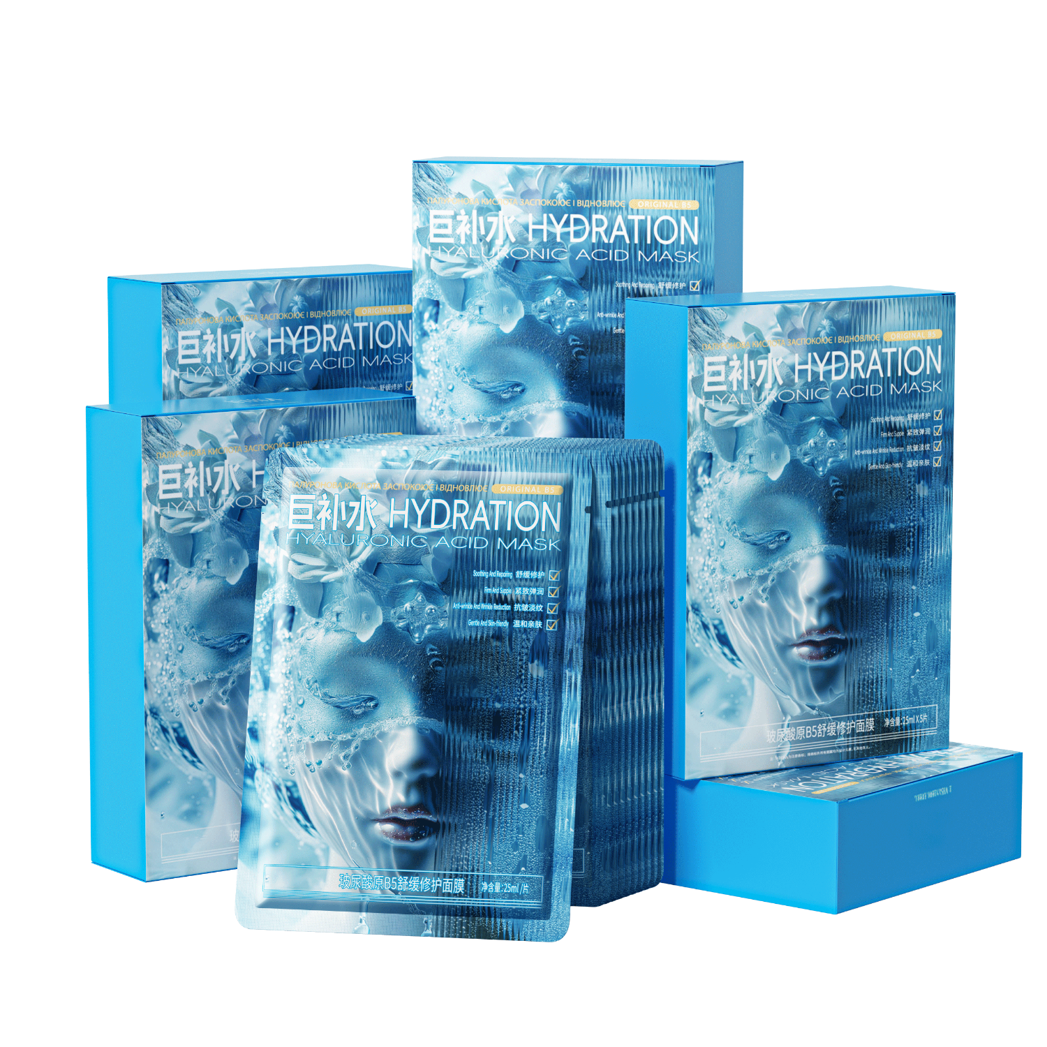 ���ڲ�����SEEDONVEUR B5��ˮ��Ĥ30Ƭ��ʪ����ȥ�ƻ������м������滺�޻���Ůʿ���� 148Ԫ