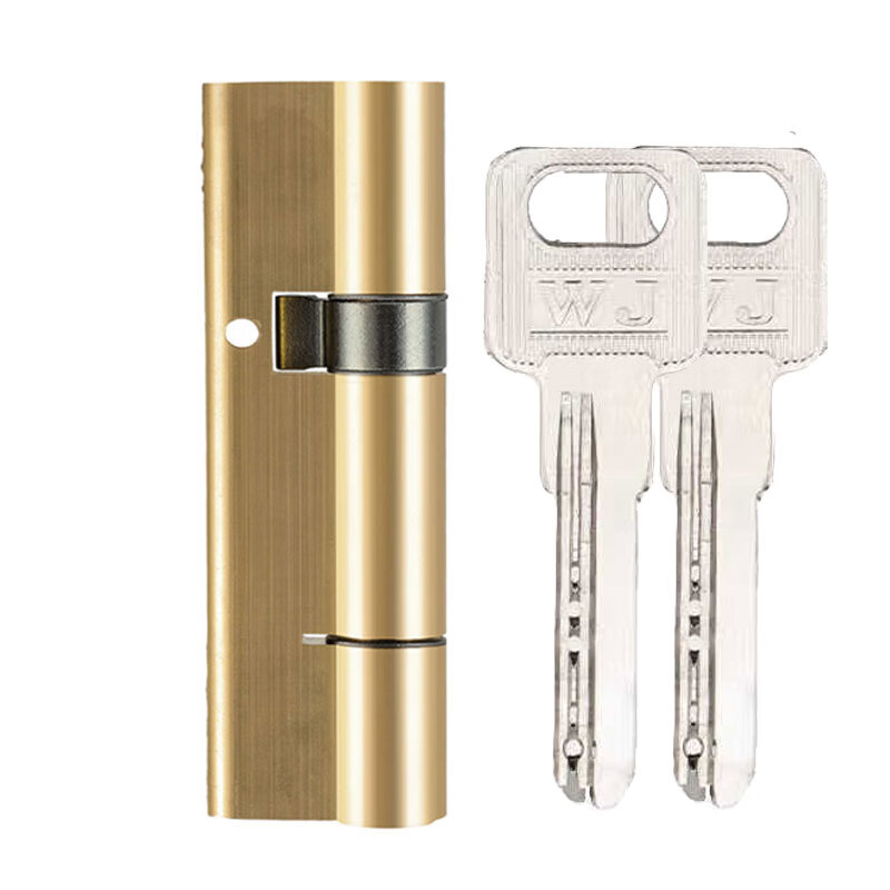 云航锁芯防盗门锁芯入户门大门防盗锁芯家用通用锁芯出租房全铜锁芯 57.5+32.5=90mm