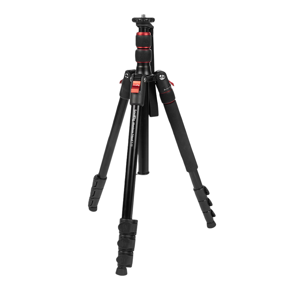 斯莫格(SmallRig)相機(jī)三腳架專業(yè)單反攝影便攜攝像機(jī)手機(jī)穩(wěn)定相機(jī)支架自拍直播拍照微單錄像戶外獨(dú)腳液壓云臺三角架 【T-10套餐】迷你液壓云臺