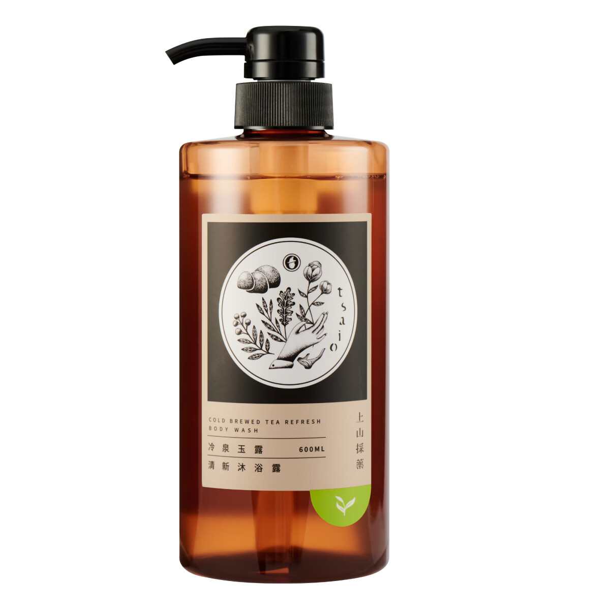 上山采药;（TSAIO）官方授权台湾冷泉玉露沐浴露持久留香秋冬温和滋润保湿止痒沐浴乳 日光金萱头皮洗发露600ml