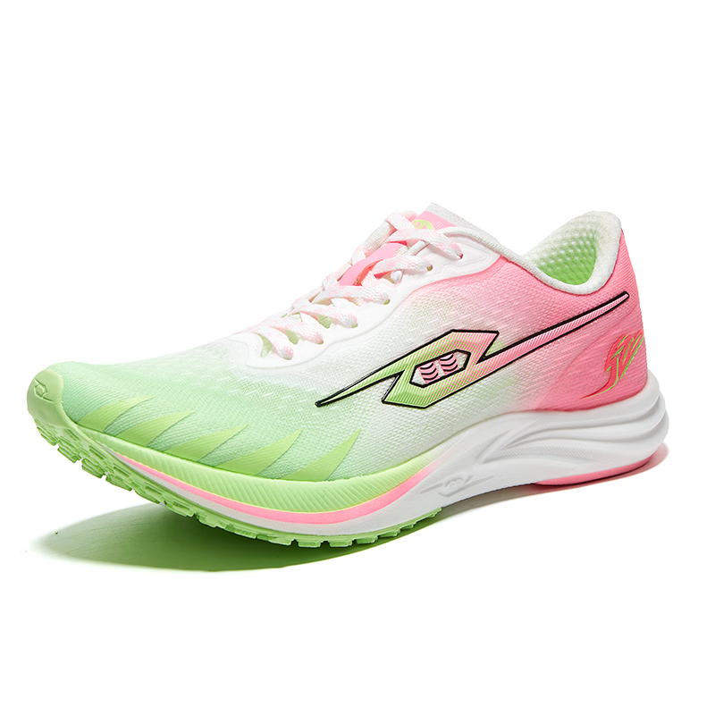 TANSHEZHE弹射者黑马2.0全掌碳板跑鞋竞速体考体测训练运动减震跑步鞋男女 陪伴粉 42