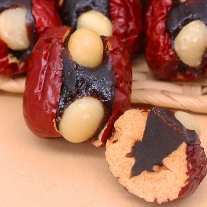 一品玉新疆抱福枣 100g/袋 红枣夹夏威夷果仁 无添加零食 抱福枣100g*3